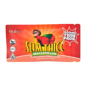 slim thicc 400mg thc watermelon gummies