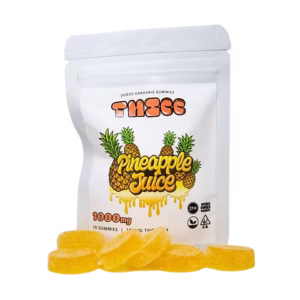 Thiic Juicy Gummies 1000mg – Pineapple Juice (THC Infused)