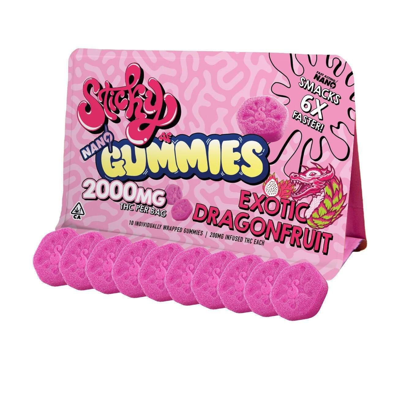 Sticky - Dragonfruit Gummies (800mg)