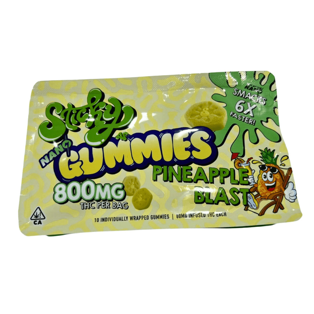 Sticky Nano Pineapple Blast 800mg THC Gummies | DC Weed