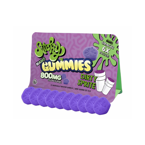 Sticky Nano Gummies 800mg - Dirty Sprite